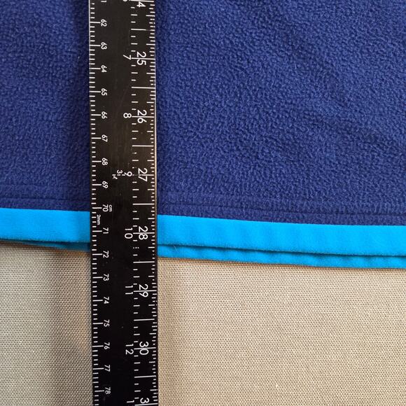 Columbia Omni-Heat 1/4 Zip Pullover Blue Mens Large Approx No Size Tag - Picture 5 of 16